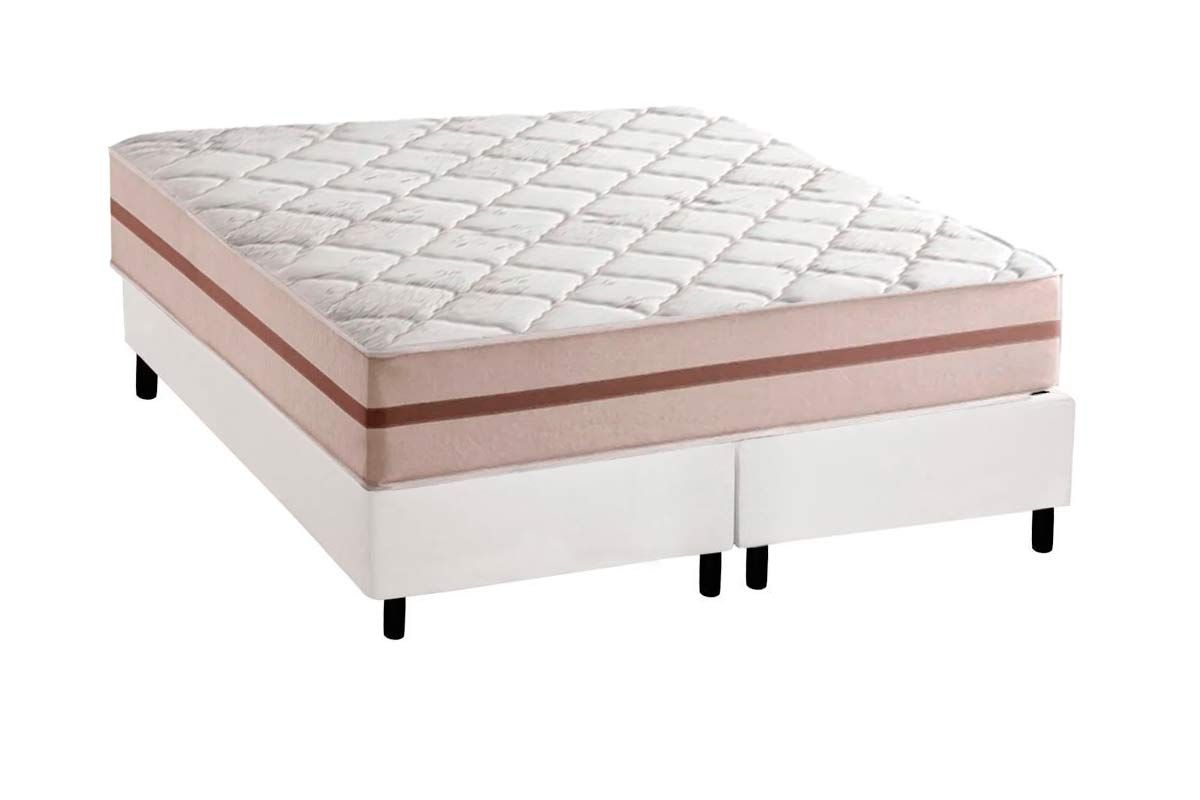 Cama Box CRC +Colchão Molas Classic Anjos