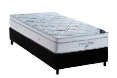Cama Box Filhão +Colchão Molas Freedom Ortobom