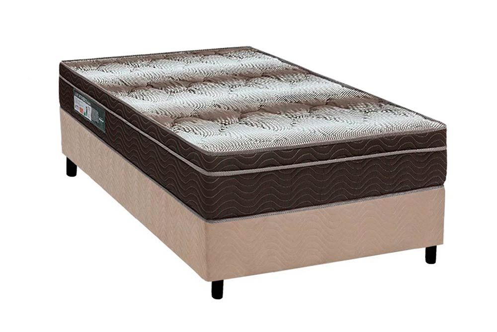 Cama Box CRC +Colchão Ortopédico Light Ortobom