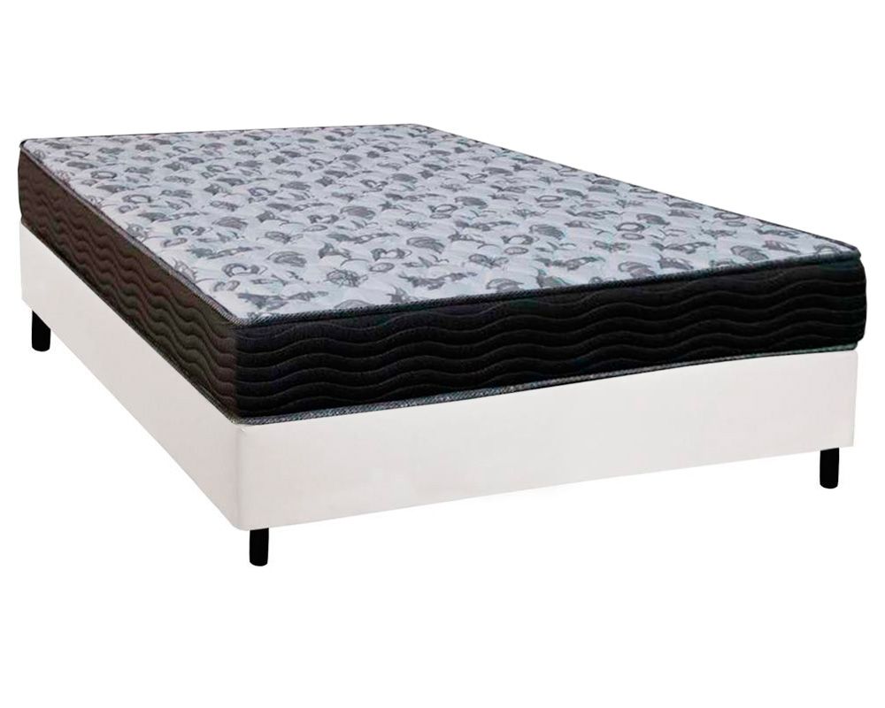 Cama Box CRC +Colchão Ortopédico ISO100 Ortobom