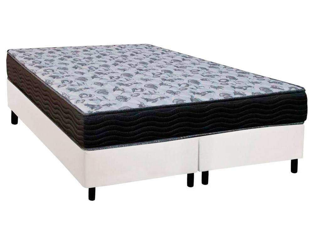 Cama Box CRC +Colchão Ortopédico ISO100 Ortobom