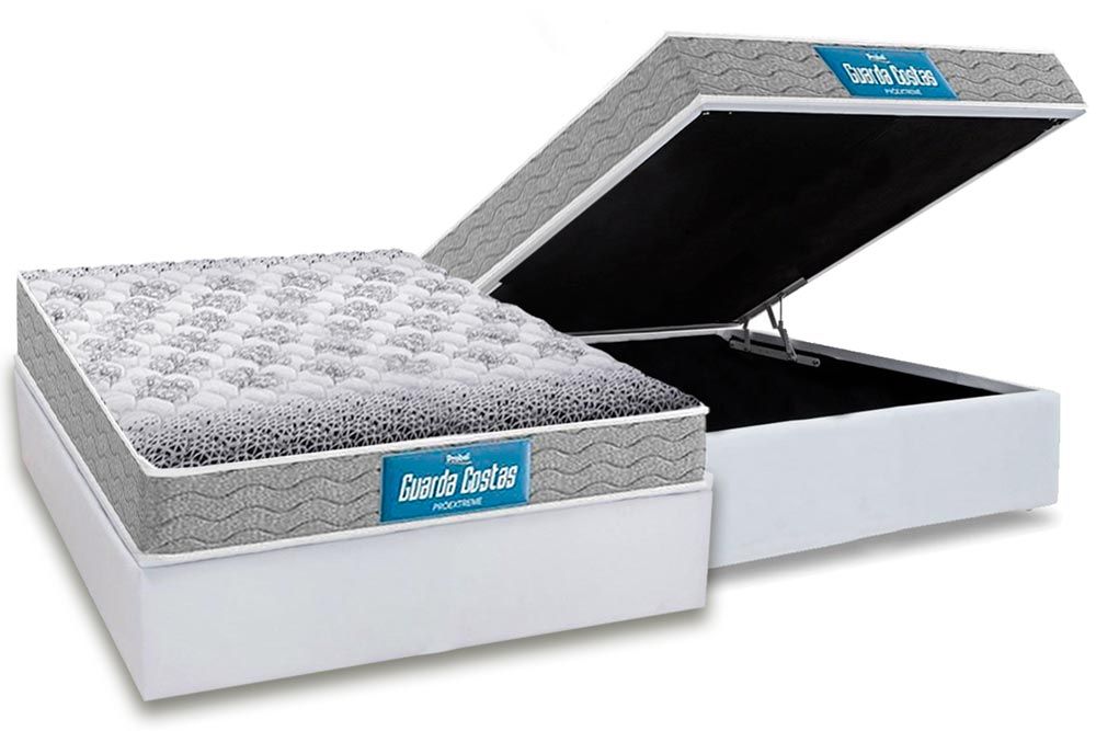 Cama Box Baú CRC +Colchão Ortopédico Extreme Probel