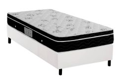 Cama Box Filhão +Colchão Molas Physical Ortobom