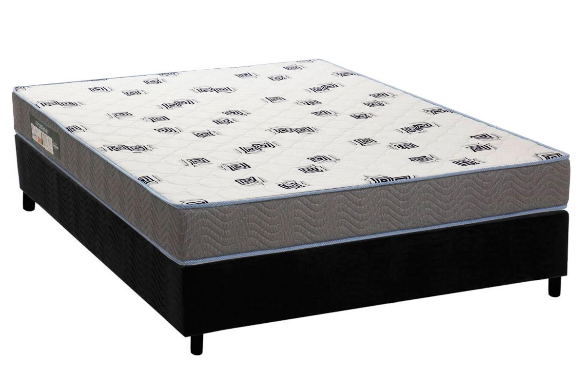 Cama Box CRC +Colchão Espuma D33 Light Ortobom