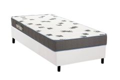 Cama Box Filhão +Colchão Espuma D33 Light Ortobom