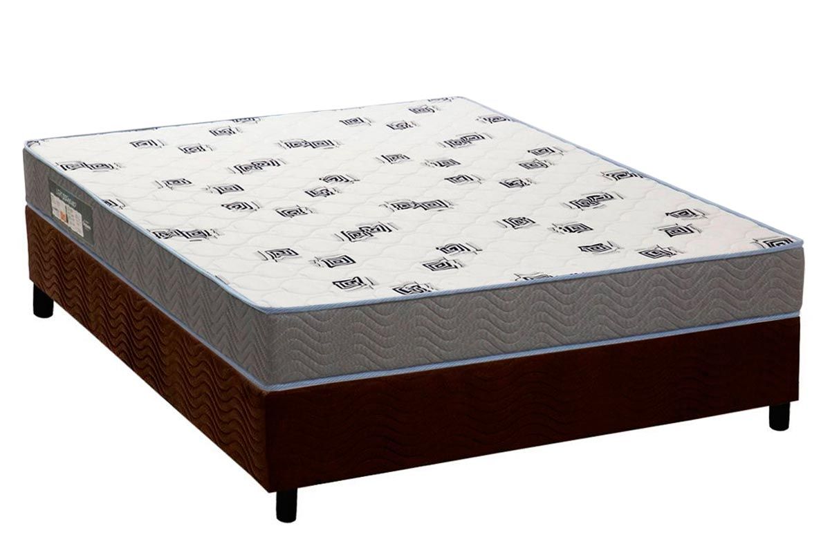 Cama Box CRC +Colchão Espuma D33 Light Ortobom