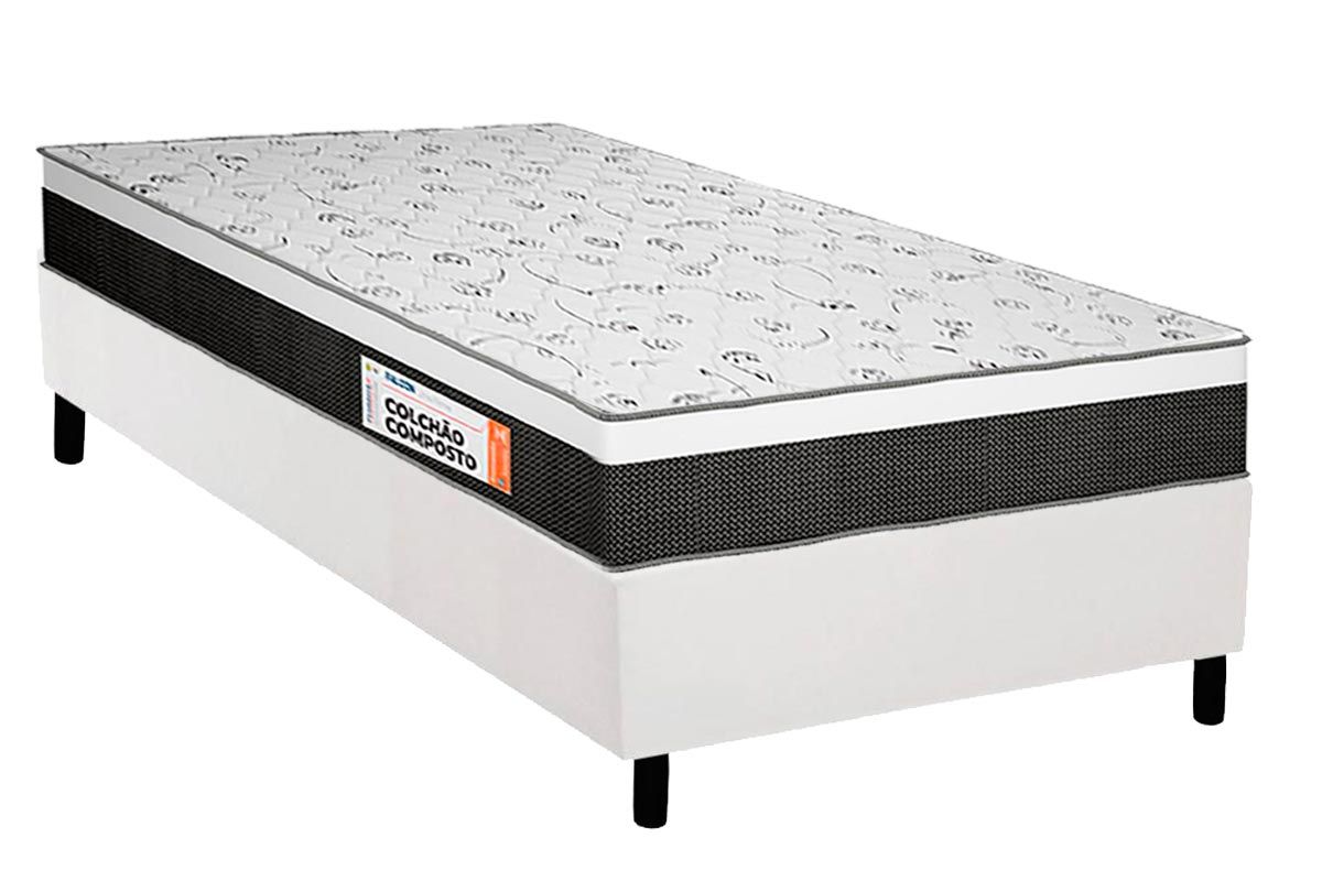 Cama Box CRC +Colchão Ortopédico Falcon Plumatex