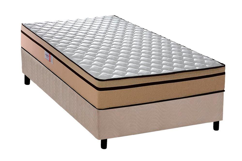 Cama Box CRC +Colchão Ortopédico Selectus Plumatex