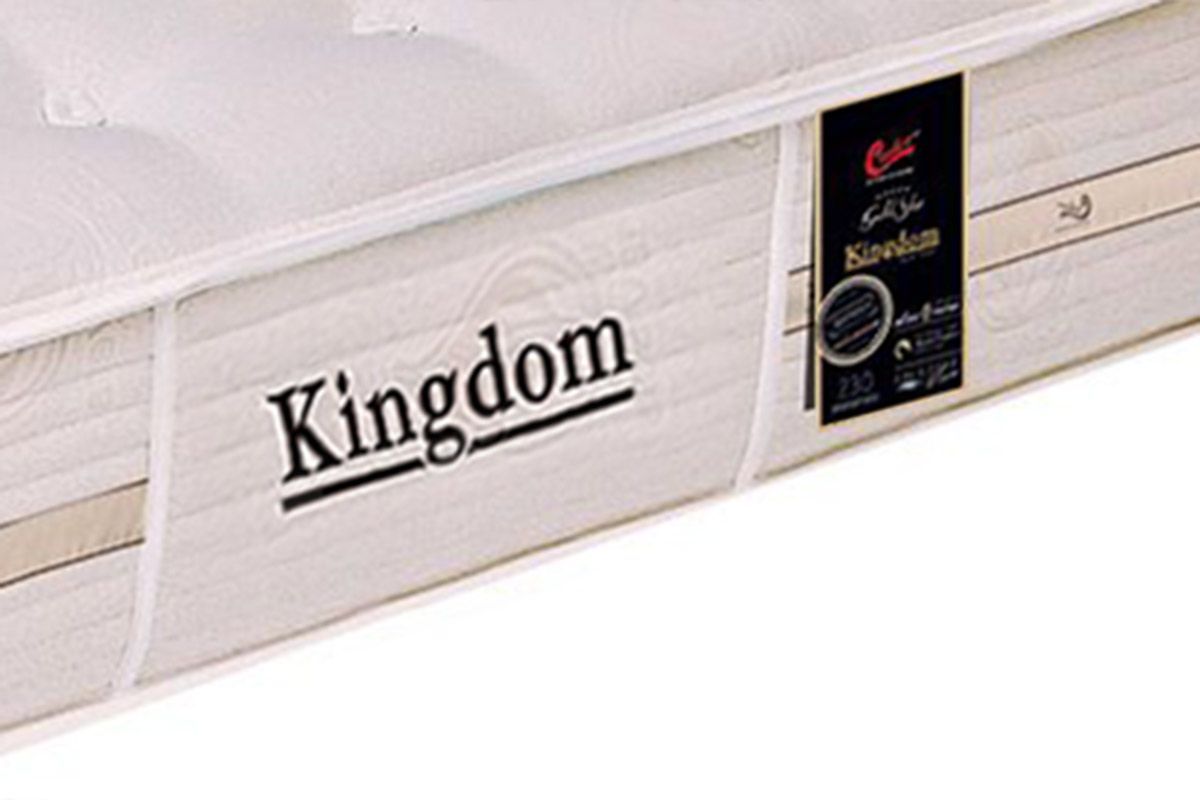 Cama Box Baú CRC +Colchão Molas Kingdom Castor
