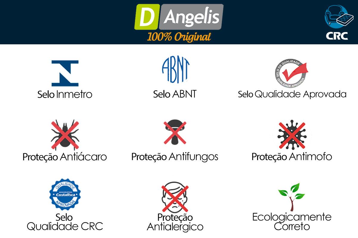 Colchão Magnético c/Massagem Anjos Commodite Colchão Magnético c/Massagem Anjos Commodite