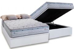 Cama Box Baú Filhão +Colchão Molas Oslo Herval