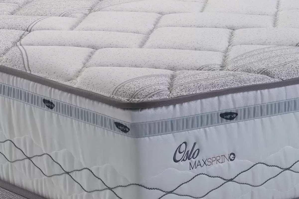 Cama Box Baú CRC +Colchão Molas Oslo Herval