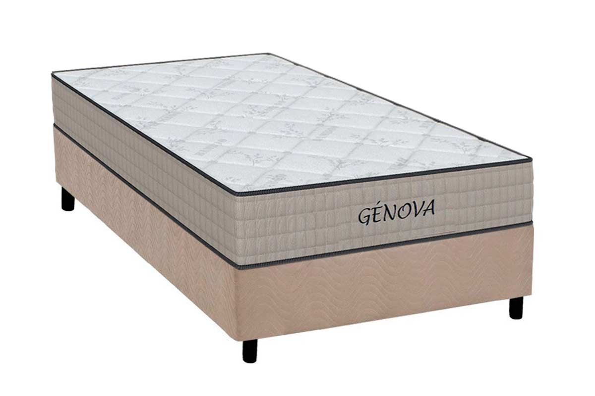 Cama Box CRC +Colchão Espuma D45 Genova Orthoflex