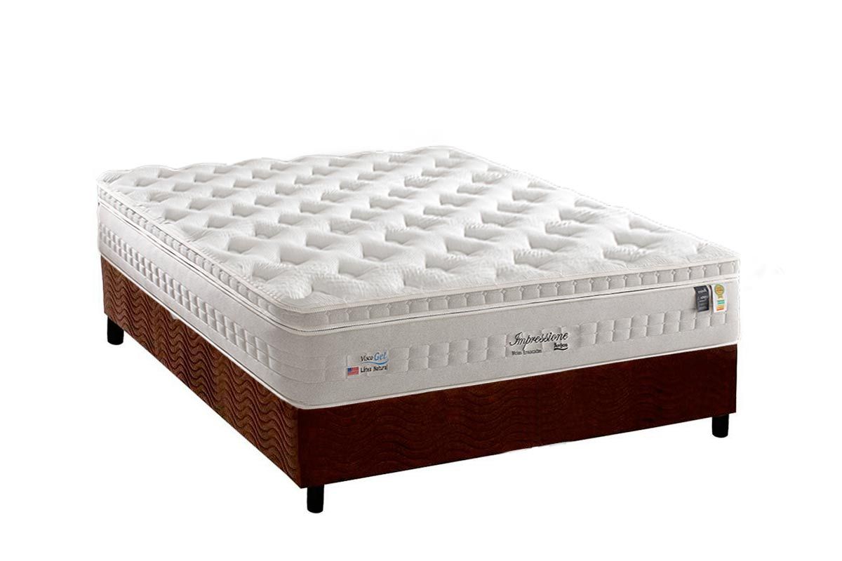 Cama Box CRC +Colchão Molas Impressione Anjos