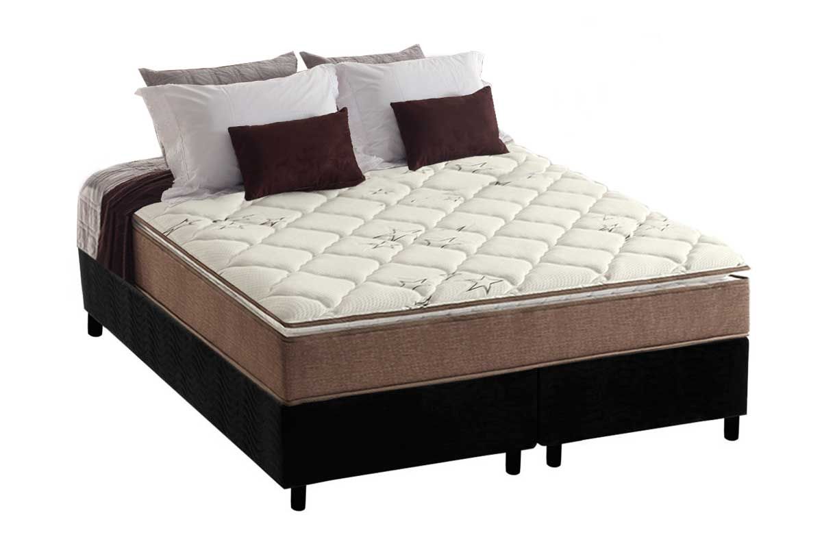 Cama Box CRC +Colchão Ortopédico Star Anjos