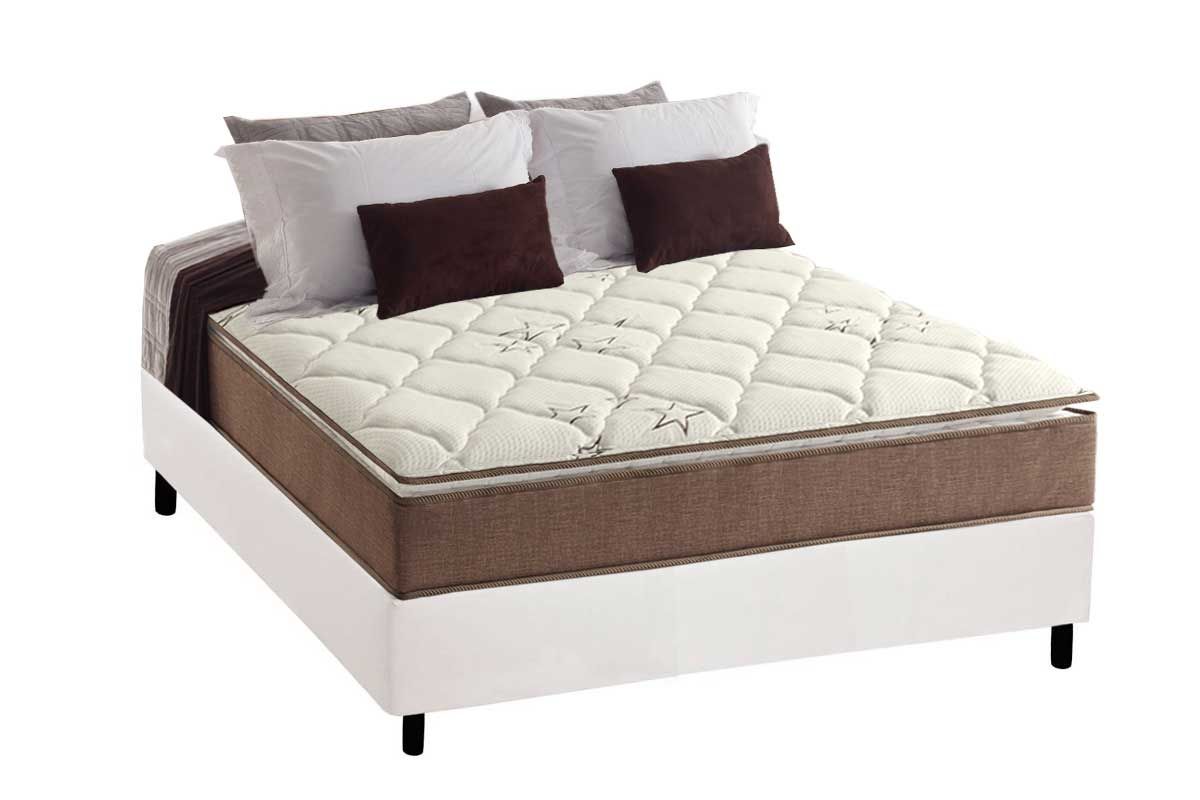 Cama Box CRC +Colchão Ortopédico Star Anjos