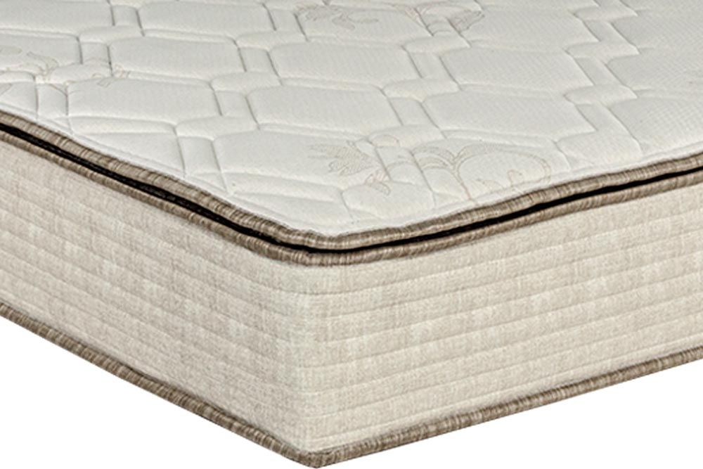 Cama Box CRC +Colchão Molas Montreal Luckspuma