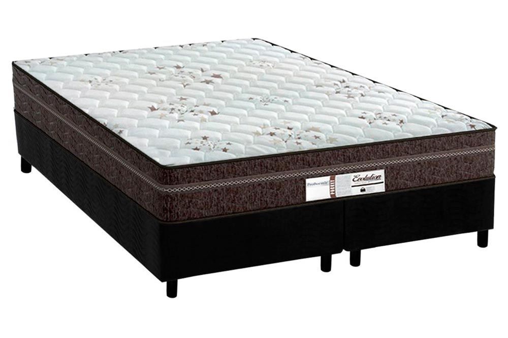 Cama Box CRC +Colchão Molas Evolution Probel