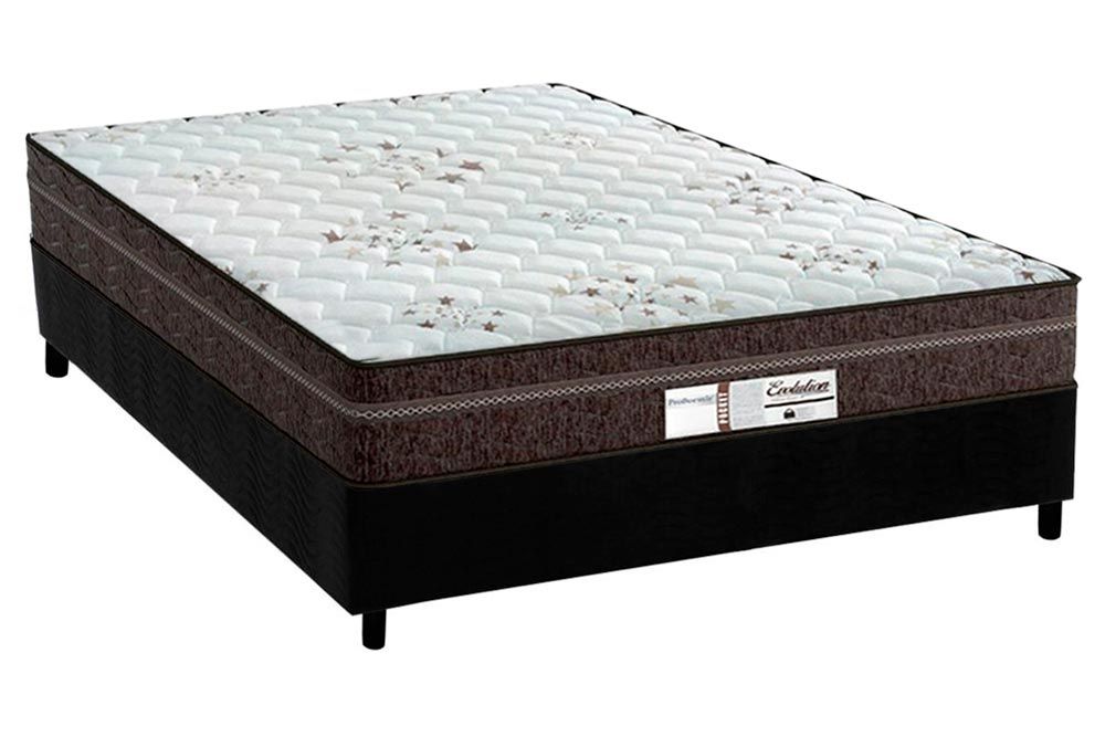 Cama Box CRC +Colchão Molas Evolution Probel