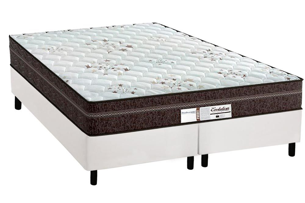 Cama Box CRC +Colchão Molas Evolution Probel