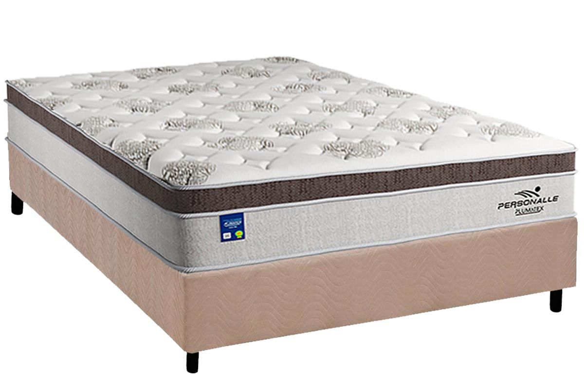 Cama Box CRC +Colchão Molas Personalle Plumatex