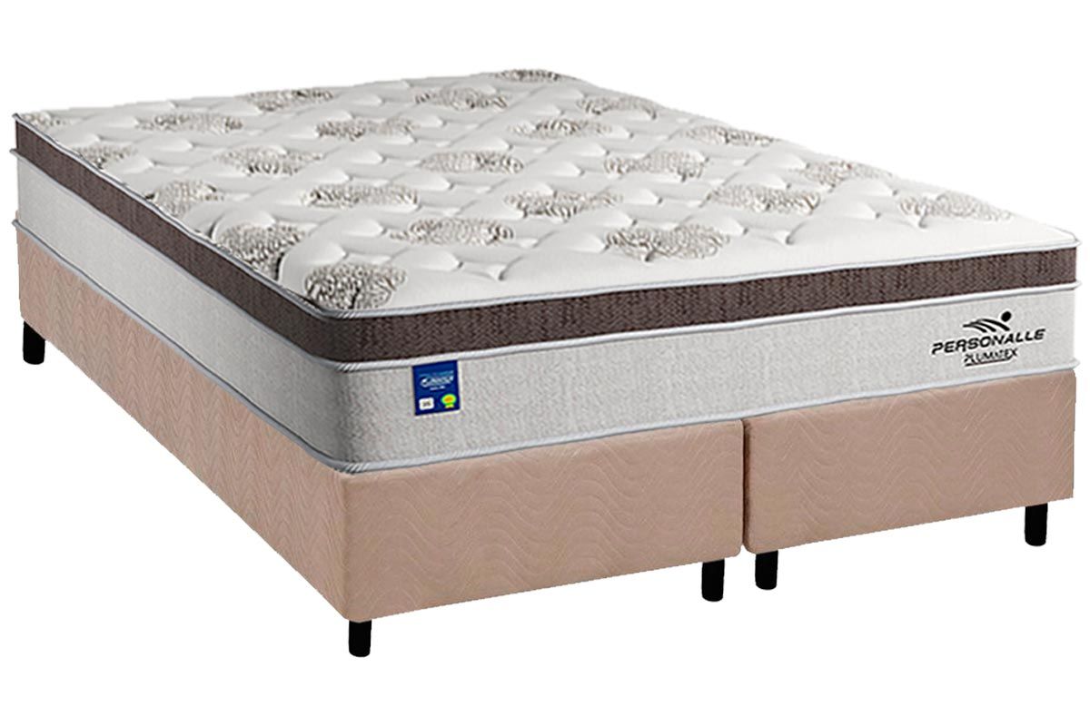 Cama Box CRC +Colchão Molas Personalle Plumatex