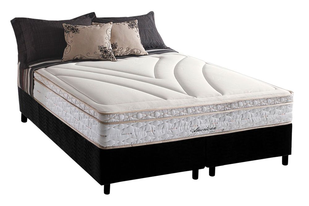 Cama Box CRC +Colchão Molas American Herval