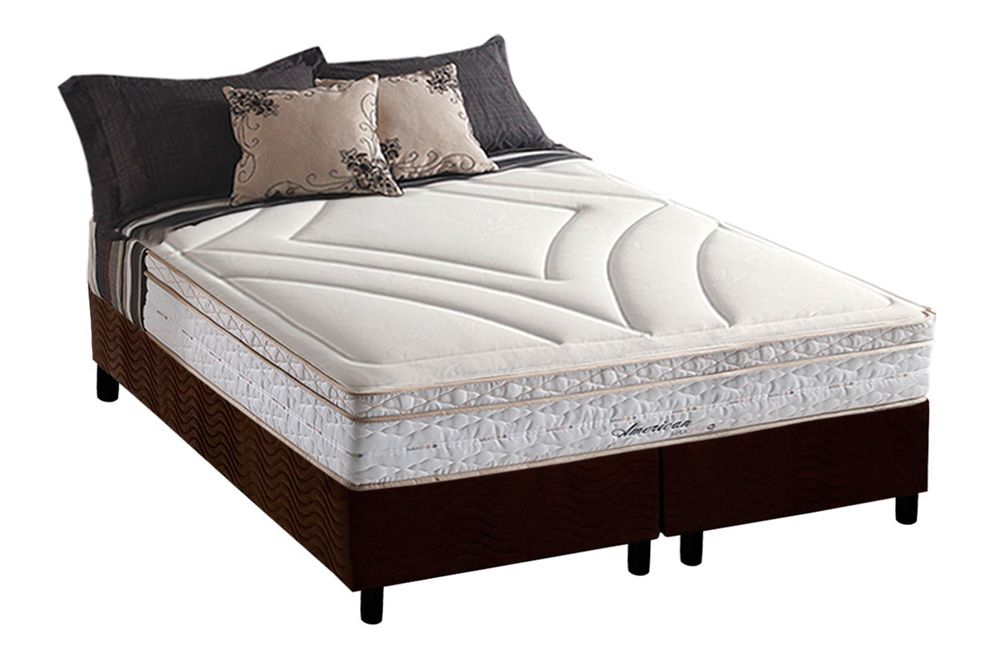 Cama Box CRC +Colchão Molas American Herval