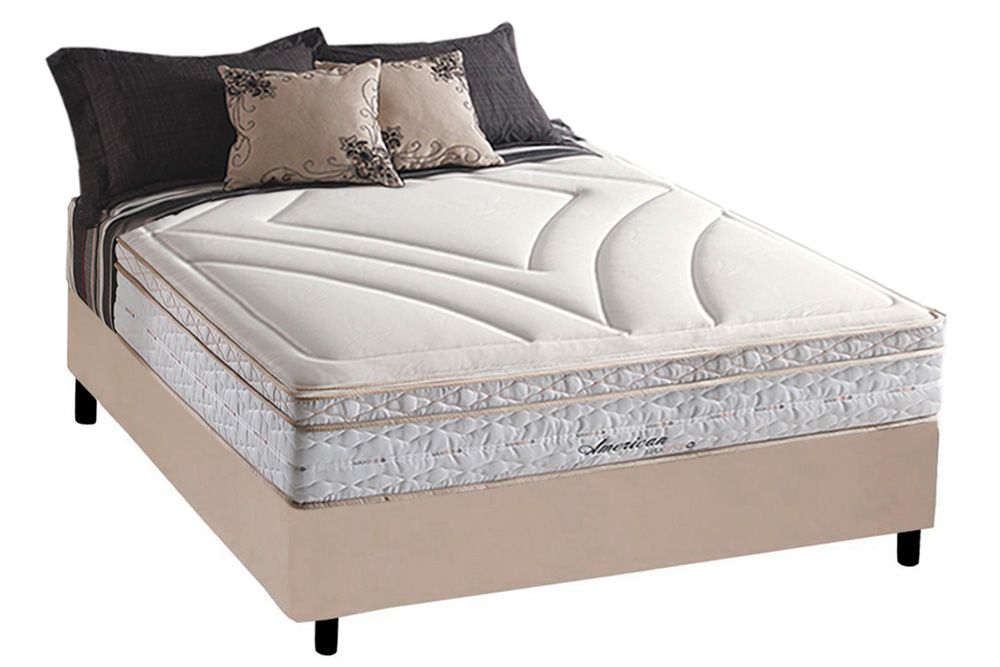 Cama Box CRC +Colchão Molas American Herval