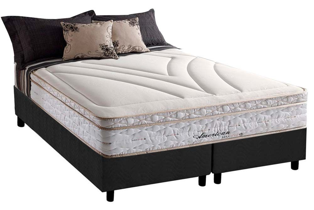 Cama Box CRC +Colchão Molas American Herval