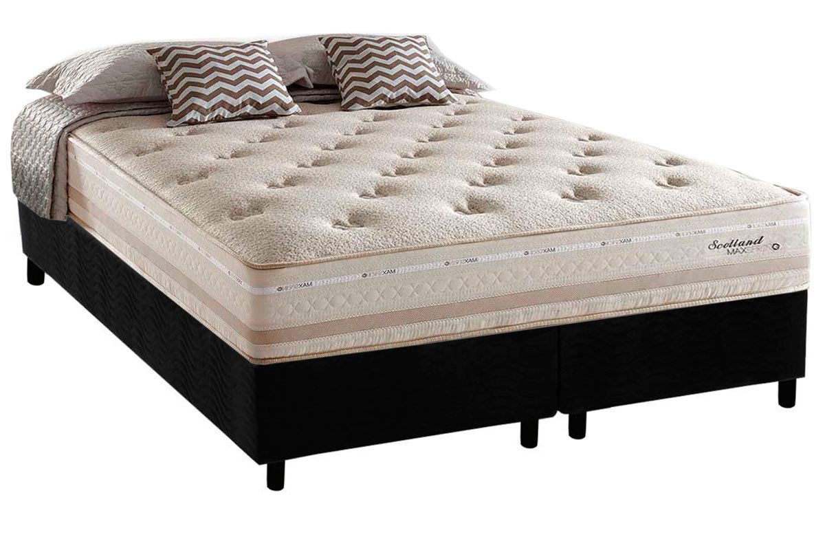 Cama Box CRC +Colchão Molas Scotland Herval