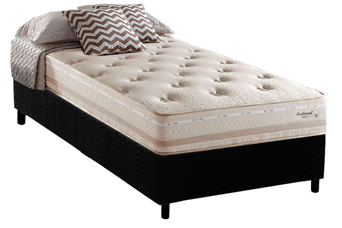 Cama Box CRC +Colchão Molas Scotland Herval