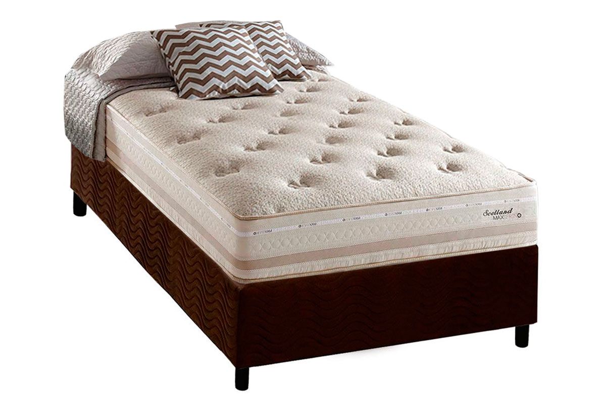 Cama Box CRC +Colchão Molas Scotland Herval