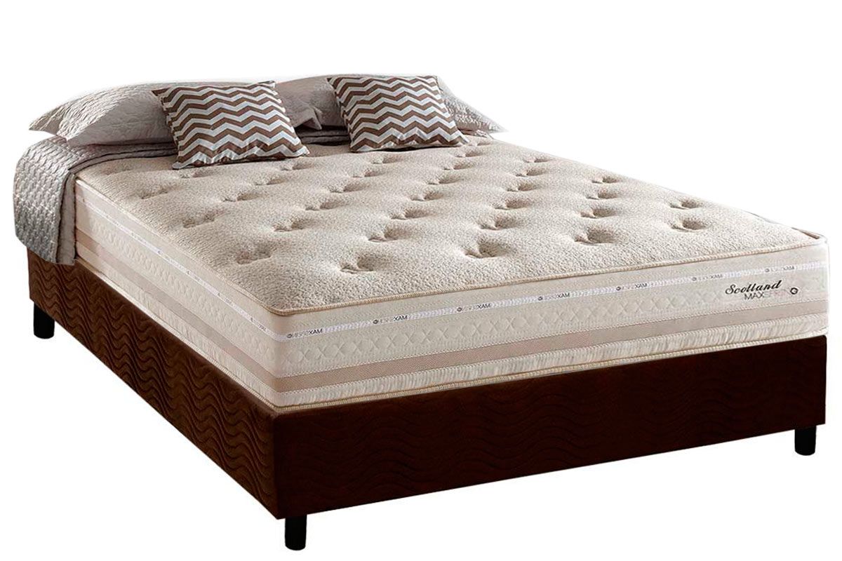 Cama Box CRC +Colchão Molas Scotland Herval