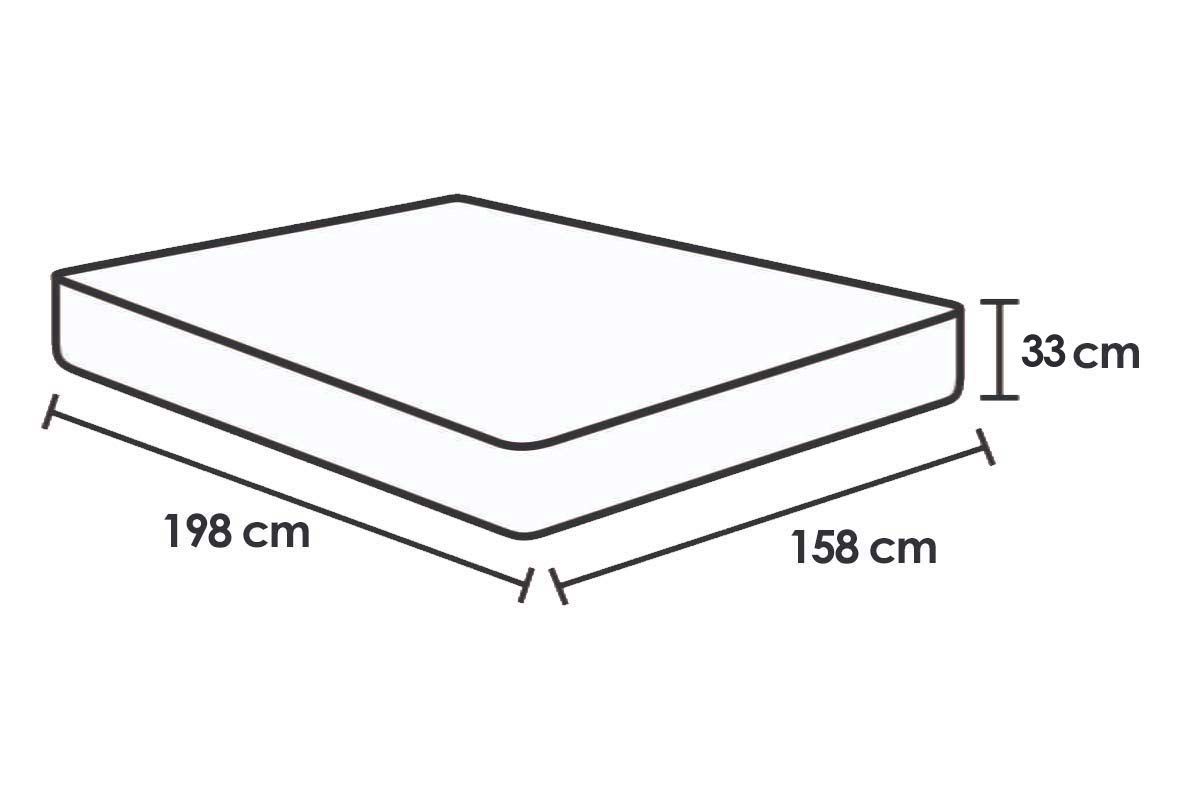 Cama Box CRC +Colchão Molas Scotland Herval