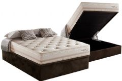 Cama Box Baú Filhão +Colchão Molas Scotland Herval