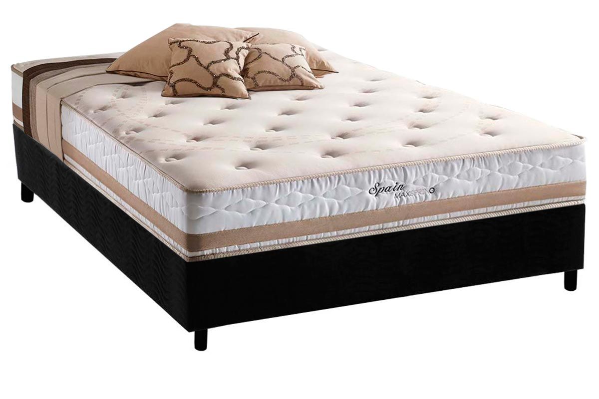 Cama Box CRC +Colchão Molas Spain Herval