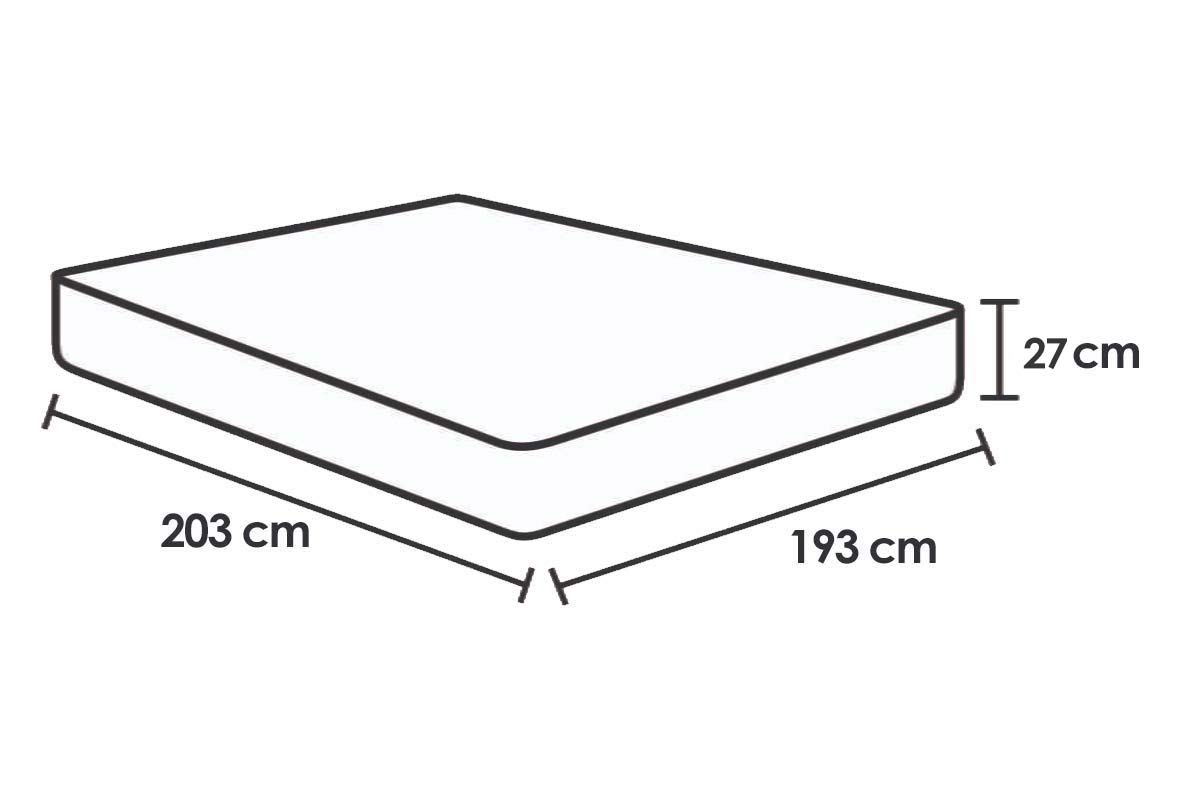 Cama Box CRC +Colchão Molas Spain Herval
