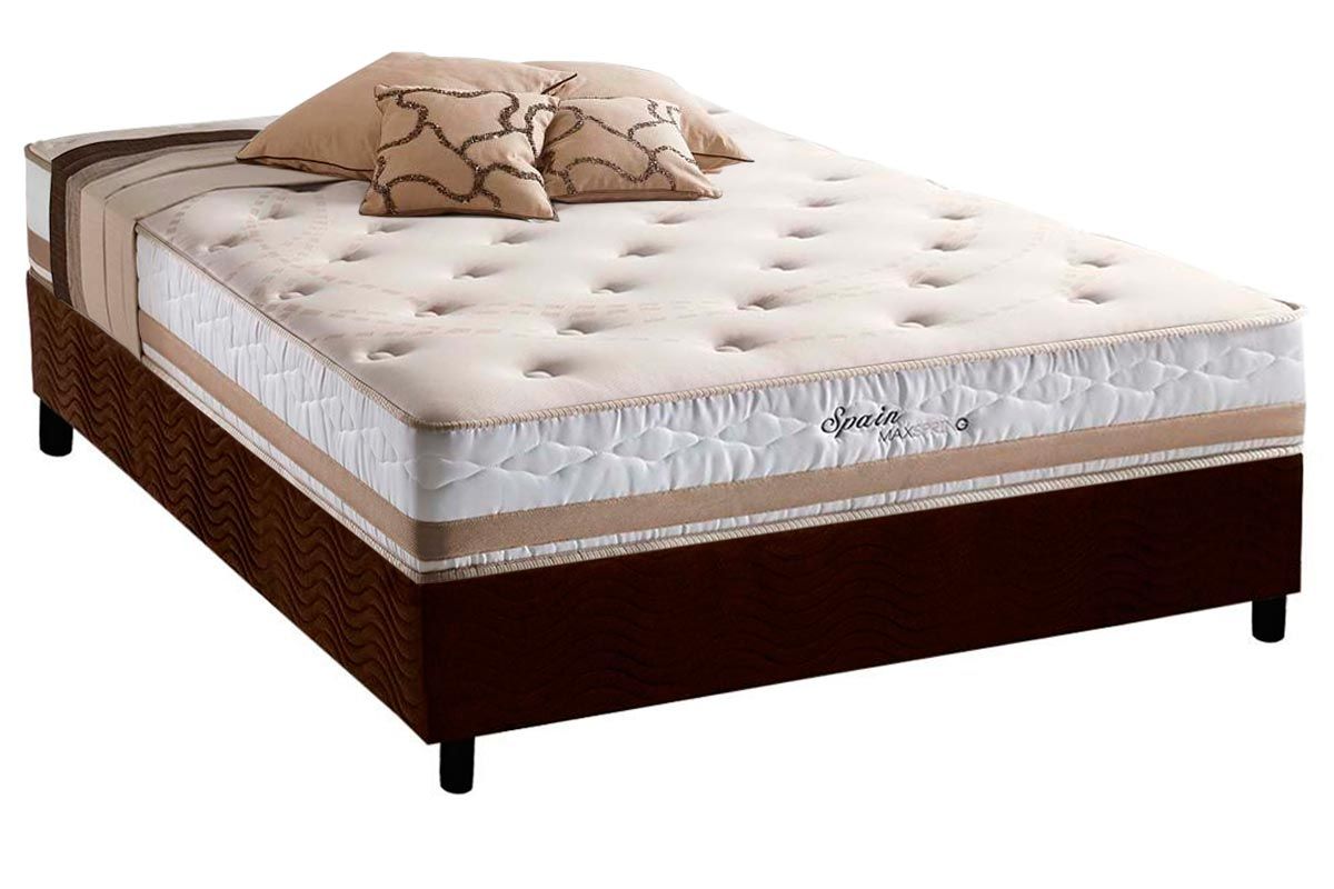 Cama Box CRC +Colchão Molas Spain Herval