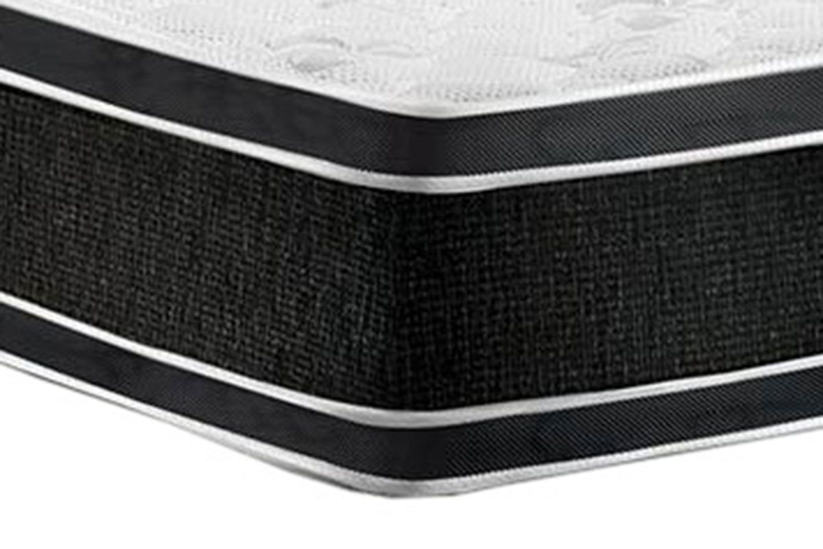 Cama Box CRC +Colchão D33 Black White Castor