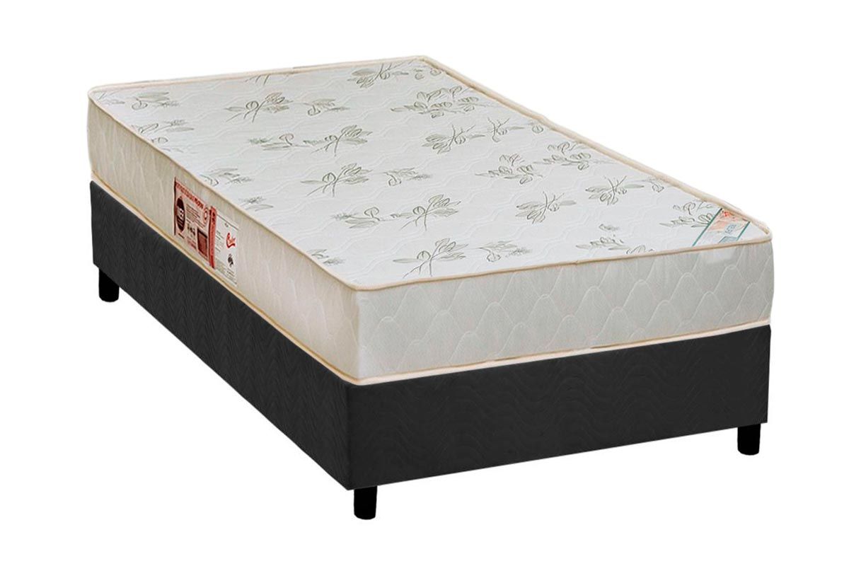 Cama Box CRC +Colchão D33 Sleep Max Relax Castor