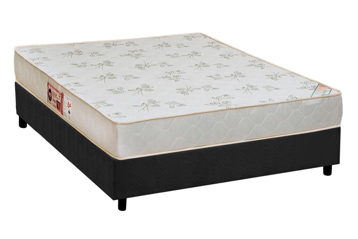 Cama Box CRC +Colchão D33 Sleep Max Relax Castor