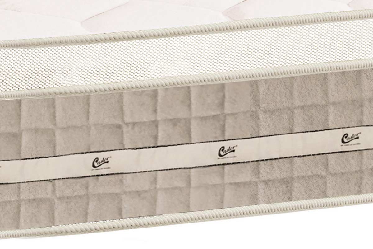 Cama Box Baú CRC +Colchão Molas Premium Castor