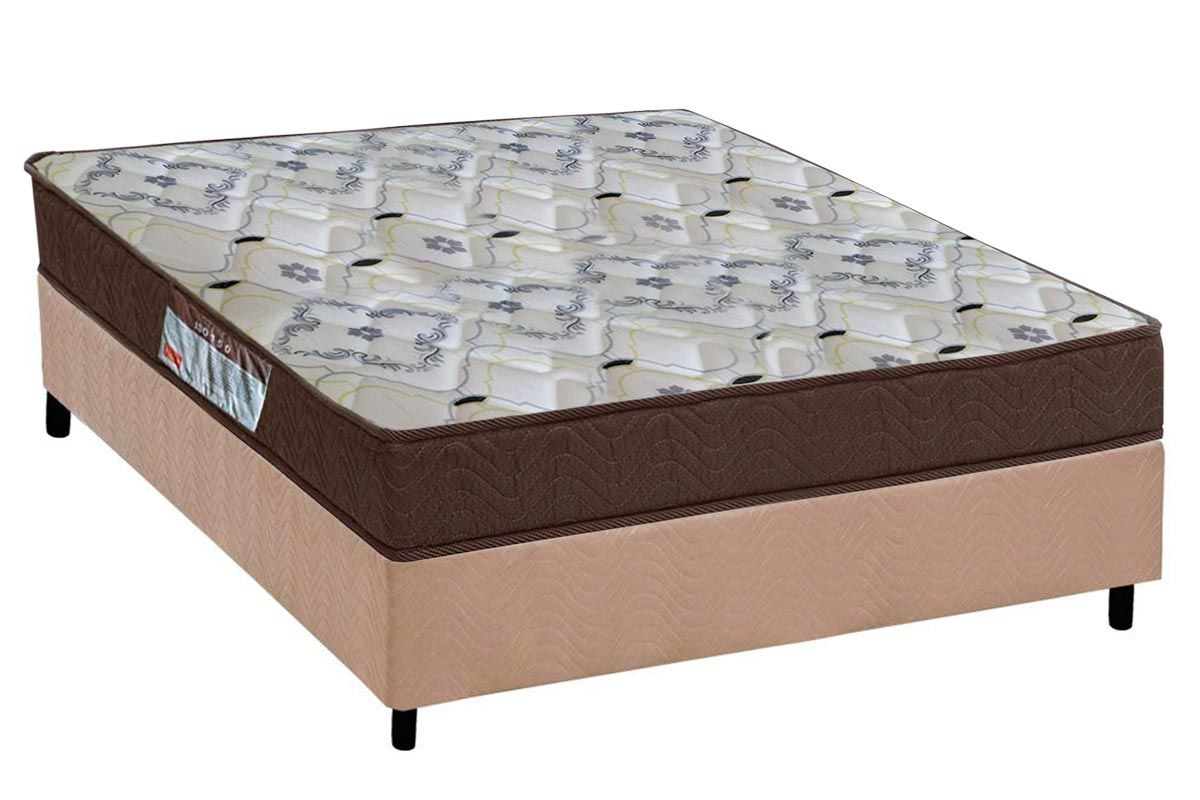 Cama Box CRC +Colchão Ortopédico ISO150 Ortobom