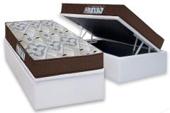 Cama Box Baú Filhão +Colchão Ortopédico ISO150 Ortobom