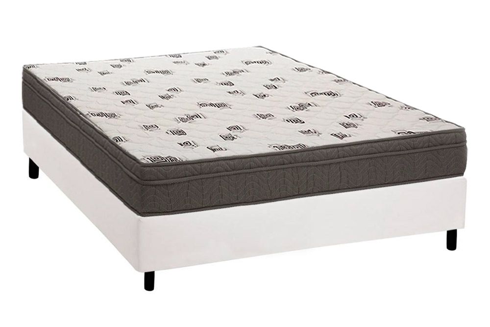 Cama Box CRC +Colchão Espuma D45 Light Ortobom