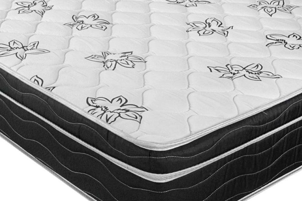 Cama Box Baú CRC +Colchão Molas Physical Ortobom