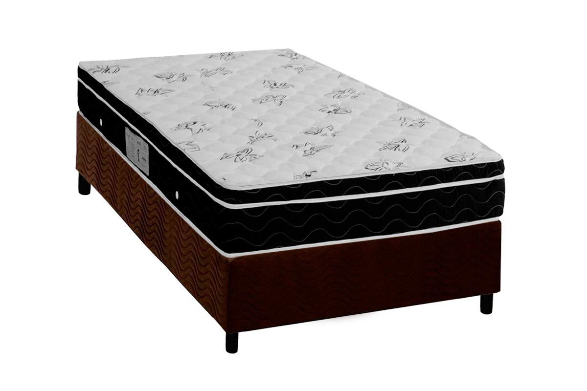 Cama Box CRC +Colchão Molas Physical Ortobom
