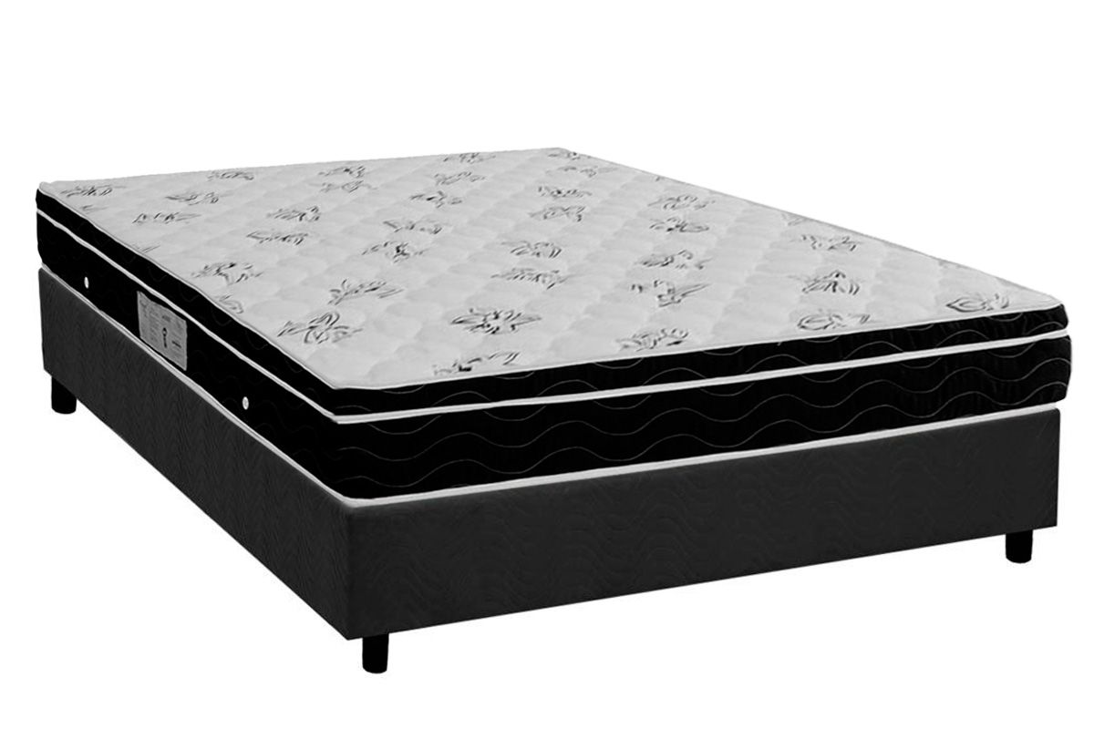 Cama Box CRC +Colchão Molas Physical Ortobom