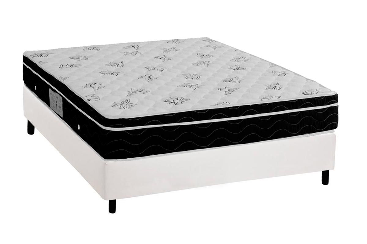Cama Box CRC +Colchão Molas Physical Ortobom